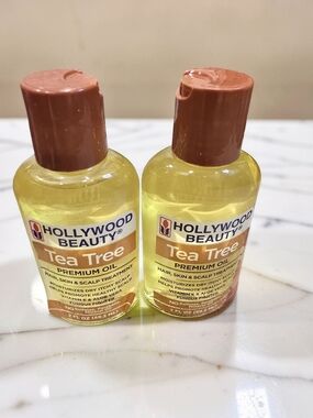 NEW Hollywood Beauty Tea Tree Premium Oil Duo - 2 Pack